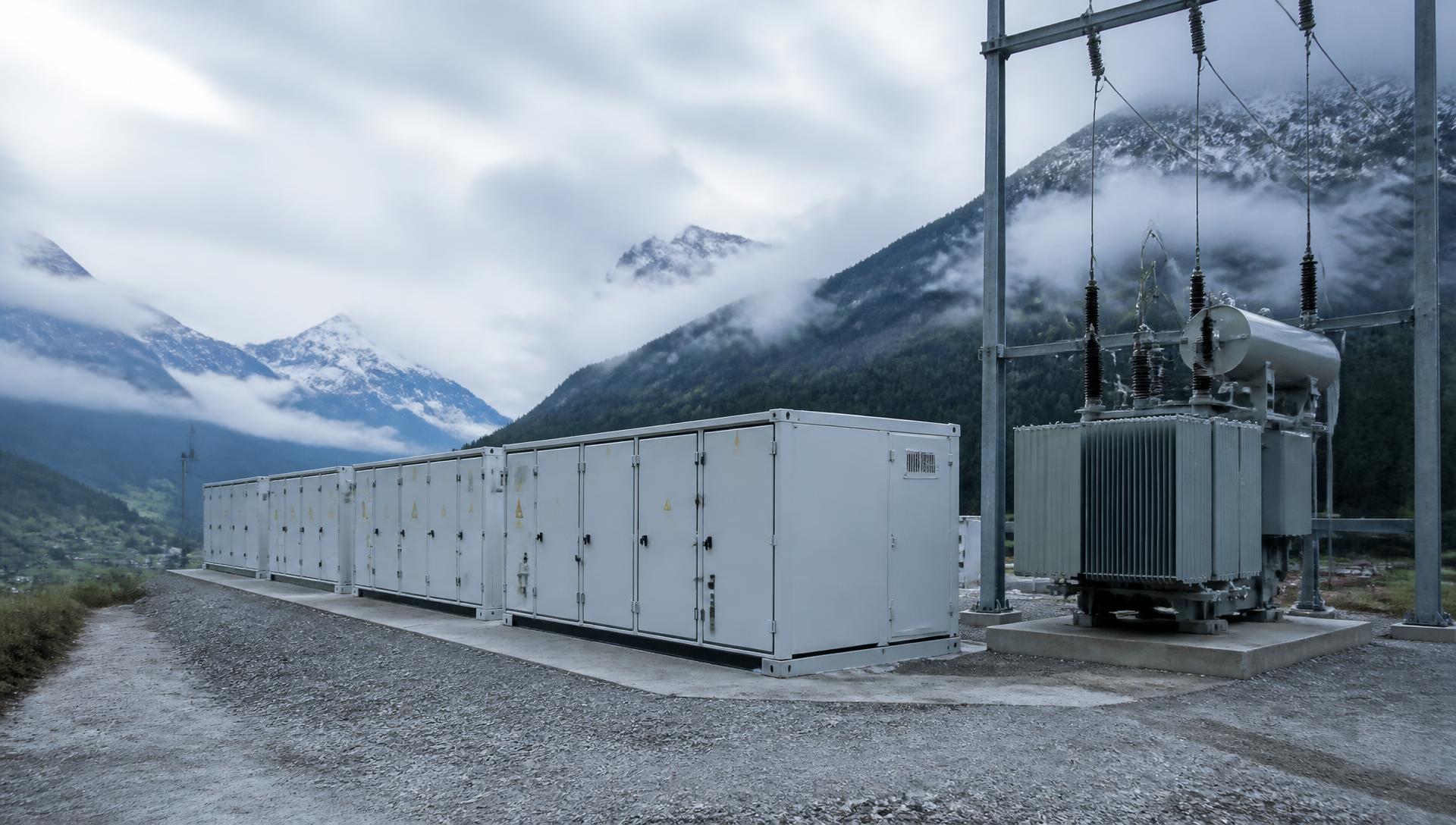 Batteriespeicheranlage in Betrieb